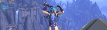 personnage de WoW qui bande les muscles