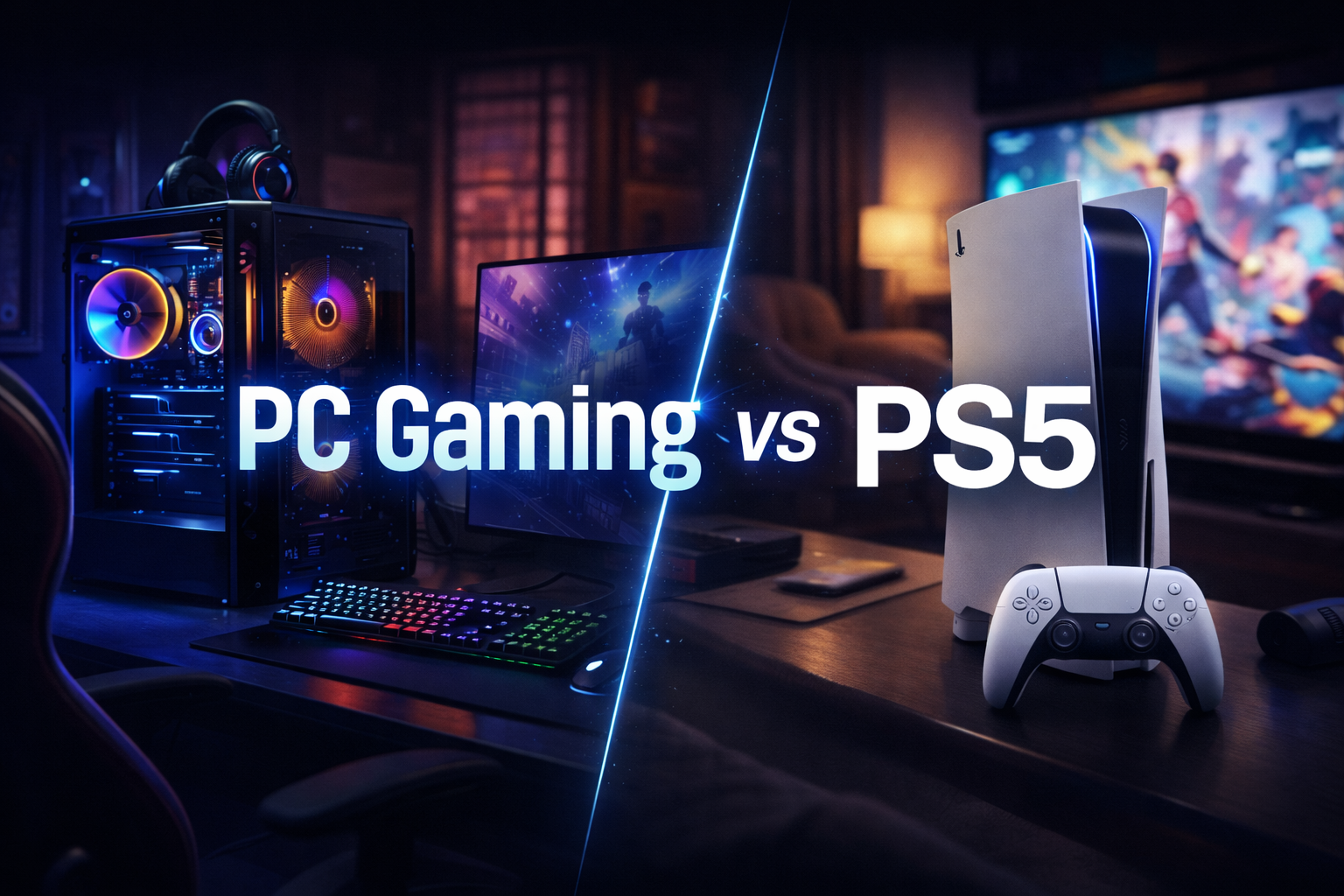 Pc gaming ou PS5 : quoi choisir en 2026 ?