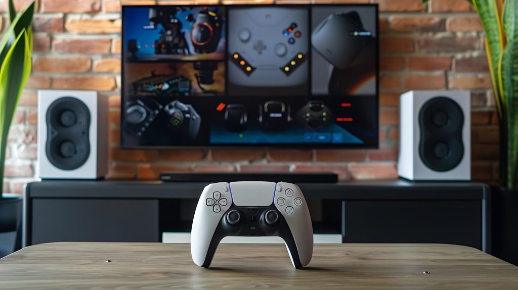 Un PS5 dans un salon