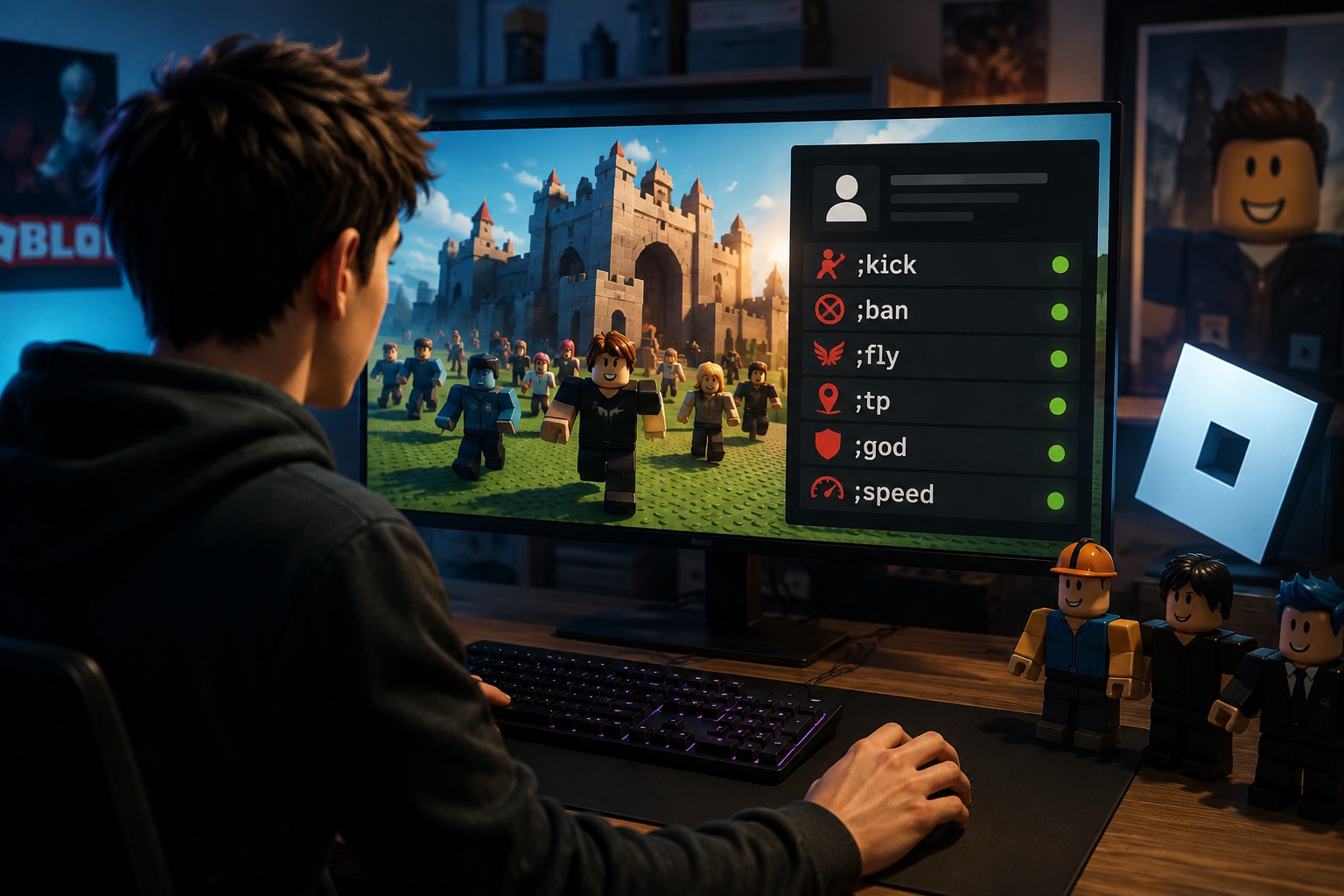 Commandes admin Roblox