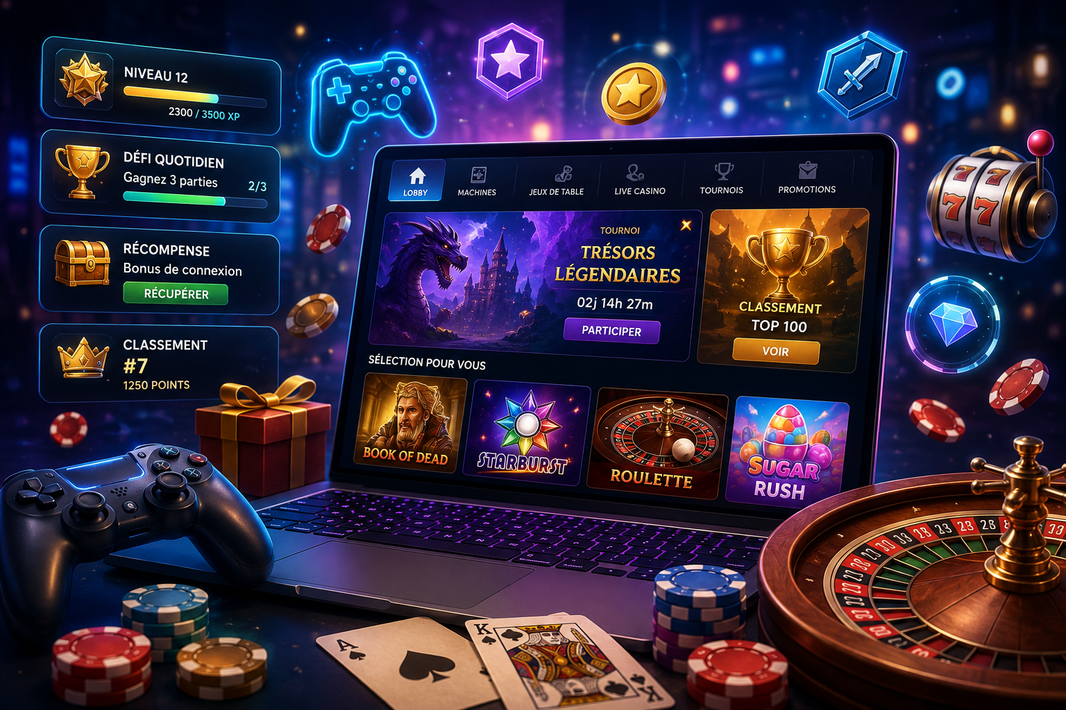 Ce que les casinos en ligne ont emprunté aux jeux vidéo