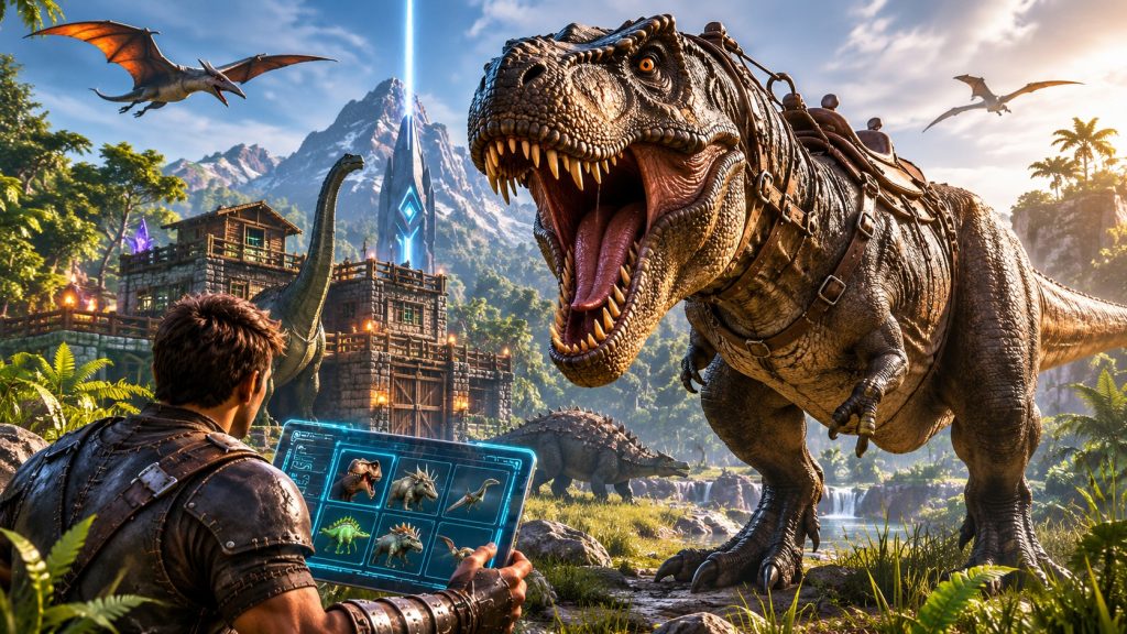 dinosaure sur ARK