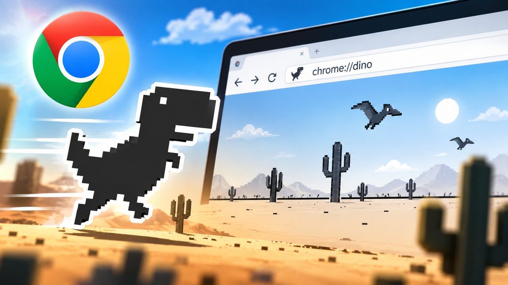 Jeu du dinosaure chrome