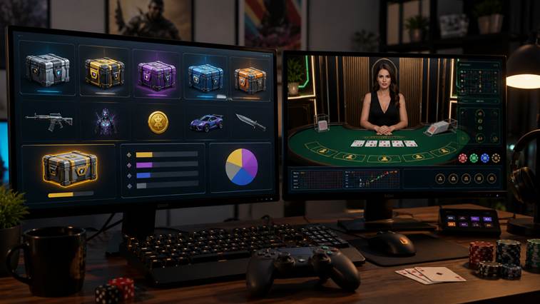 Loot boxes, bonus et casino live