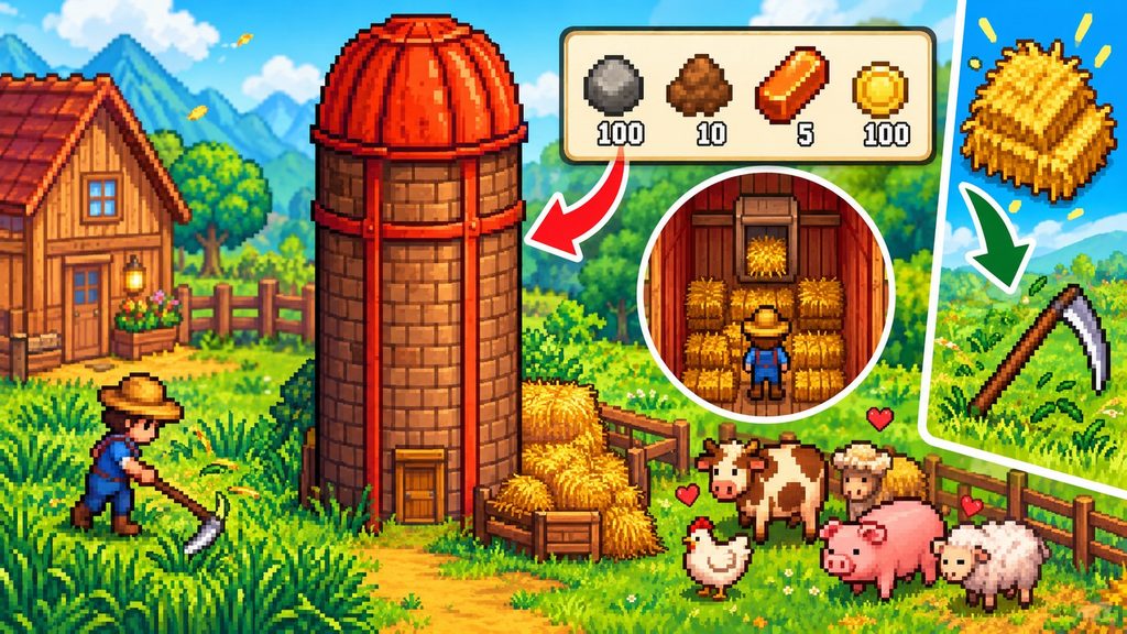 Silo Stardew Valley foin