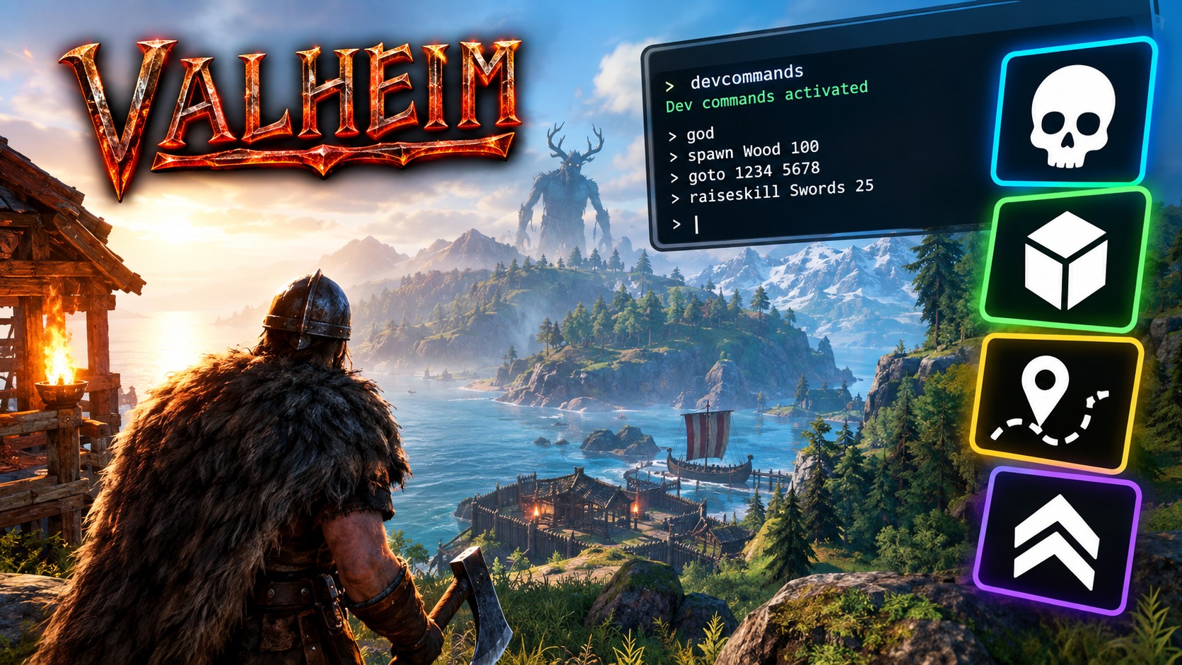 Valheim code triche