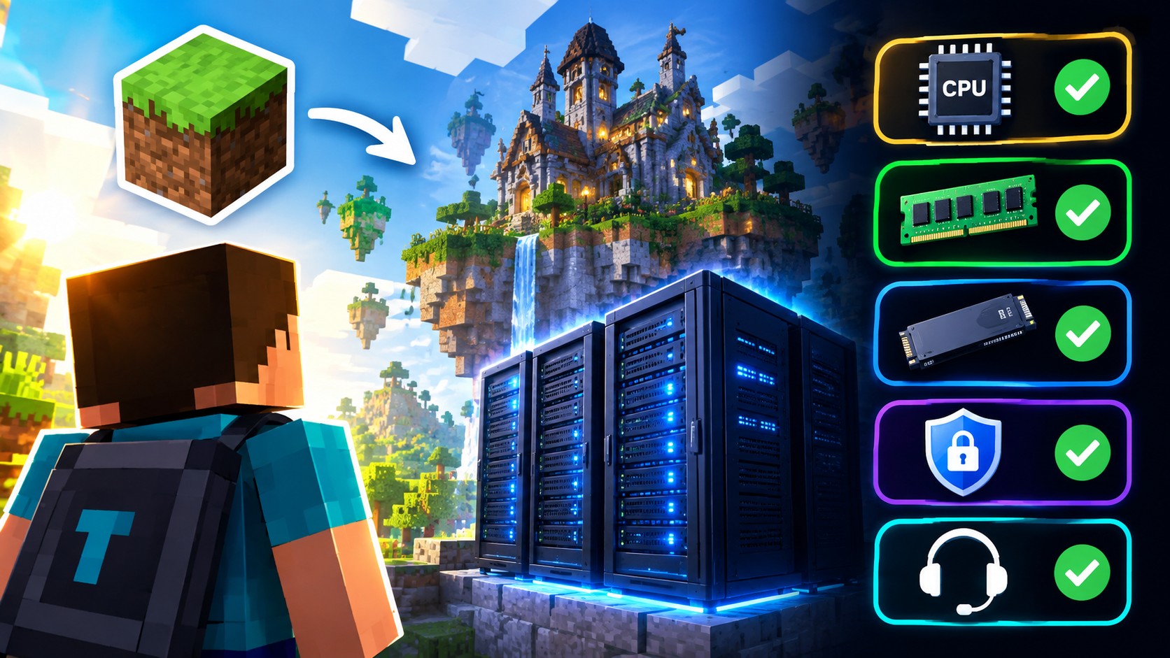hébergeur pour un serveur Minecraft